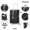 Unus Shopper Mikkel - Chariot de courses 2 roues - Noir - 37 L - Andersen Shopper Manufaktur