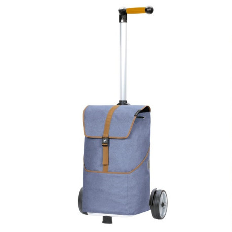 Unus Shopper Auke - Chariot de courses 2 roues - Lilas - 46 L - Andersen Shopper Manufaktur