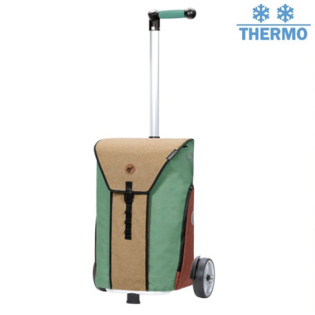 Unus Shopper Oli.P 2.0 - Chariot de courses 2 roues - Beige - 50 L - Andersen Shopper Manufaktur