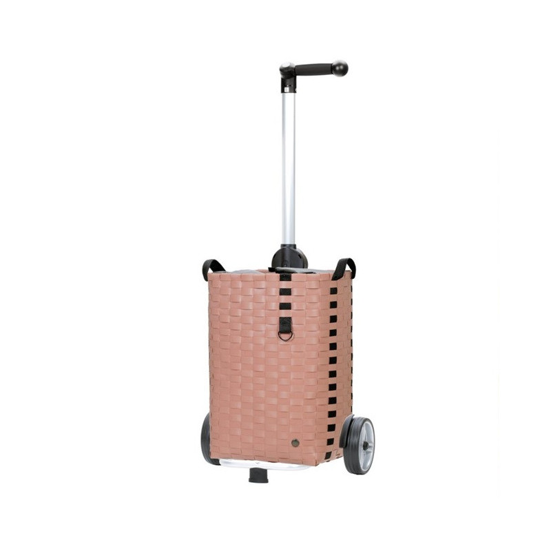 Unus Shopper Silja - Chariot de courses 2 roues - Terra Pink - 53 L - Andersen Shopper Manufaktur