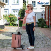 Unus Shopper Silja - Chariot de courses 2 roues - Terra Pink - 53 L - Andersen Shopper Manufaktur