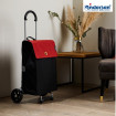 Scala Shopper Hera - Chariot de courses 2 roues - Rouge - 47 L - Andersen Shopper Manufaktur