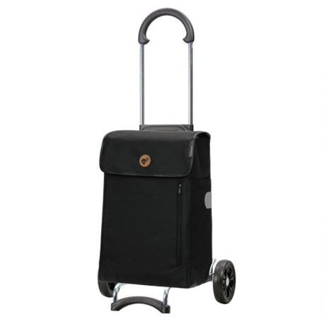 Scala Shopper Weda - Chariot de courses 2 roues - Noir - 36 L - Andersen Shopper Manufaktur