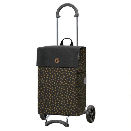 Scala Shopper Fita - Chariot de courses 2 roues - Noir - 47 L - Andersen Shopper Manufaktur