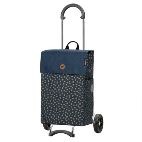 Scala Shopper Fita - Chariot de courses 2 roues - Bleu - 47 L - Andersen Shopper Manufaktur