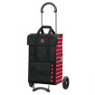 Scala Shopper Jella - Chariot de courses 2 roues - Rouge - 49 L - Andersen Shopper Manufaktur