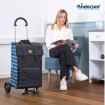Scala Shopper Jella - Chariot de courses 2 roues - Bleu - 49 L - Andersen Shopper Manufaktur