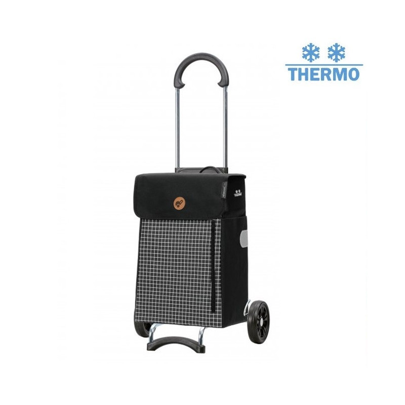 Scala Shopper Hente - Chariot de courses 2 roues - Noir - 36 L - Andersen Shopper Manufaktur