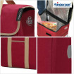Scala Shopper Ipek Mi - Chariot de courses 2 roues - Rouge - 39 L - Andersen Shopper Manufaktur