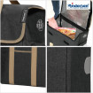 Scala Shopper Ipek Mi - Chariot de courses 2 roues - Noir - 39 L - Andersen Shopper Manufaktur