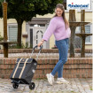 Scala Shopper Ipek Mi - Chariot de courses 2 roues - Noir - 39 L - Andersen Shopper Manufaktur