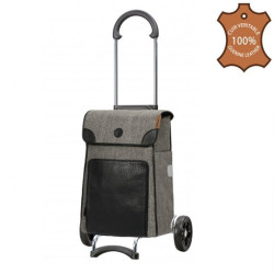 Scala Shopper Elik - Chariot de courses 2 roues - Noir - 38 L - Andersen Shopper Manufaktur