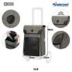 Scala Shopper Elik - Chariot de courses 2 roues - Noir - 38 L - Andersen Shopper Manufaktur