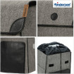 Scala Shopper Elik - Chariot de courses 2 roues - Noir - 38 L - Andersen Shopper Manufaktur