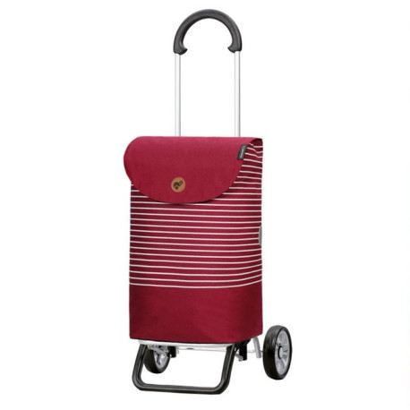 Scala Shopper Plus Tilde - Chariot de courses 2 roues - Rouge - 37 L - Andersen Shopper Manufaktur