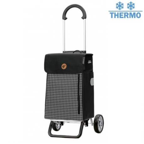 Scala Shopper Plus Hente - Chariot de courses 2 roues - Noir - 36 L - Andersen Shopper Manufaktur