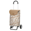 Scala Shopper Plus Tyra - Chariot de courses 2 roues - Zèbre - 46 L - Andersen Shopper Manufaktur