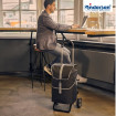 Scala Shopper Plus Mikkel - Chariot de courses 2 roues - Noir - 37 L - Andersen Shopper Manufaktur