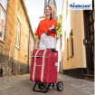 Scala Shopper Plus Ipek Mi - Chariot de courses 2 roues - Rouge - 39 L - Andersen Shopper Manufaktur