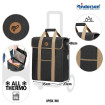 Scala Shopper Plus Ipek Mi - Chariot de courses 2 roues - Noir - 39 L - Andersen Shopper Manufaktur