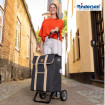 Scala Shopper Plus Ipek Mi - Chariot de courses 2 roues - Noir - 39 L - Andersen Shopper Manufaktur