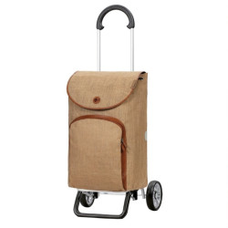 Scala Shopper Plus Reik - Chariot de courses 2 roues - Beige - 50 L - Andersen Shopper Manufaktur
