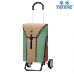 Scala Shopper Plus Oli.P 2.0 - Chariot de courses 2 roues - Beige - 50 L - Andersen Shopper Manufaktur