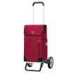 Alu Star Shopper Sofia - Chariot de courses 2 roues - Rouge - 43 L - Andersen Shopper Manufaktur