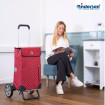 Alu Star Shopper Sofia - Chariot de courses 2 roues - Rouge - 43 L - Andersen Shopper Manufaktur