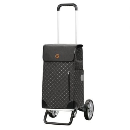 Alu Star Shopper Sofia - Chariot de courses 2 roues - Bleu - 43 L - Andersen Shopper Manufaktur