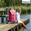 Alu Star Shopper Auke - Chariot de courses 2 roues - Rubis - 46 L - Andersen Shopper Manufaktur