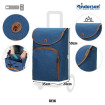 Alu Star Shopper Reik - Chariot de courses 2 roues - Bleu - 50 L - Andersen Shopper Manufaktur