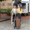 Alu Star Shopper Inra - Chariot de courses 2 roues - Marron - 44 L - Andersen Shopper Manufaktur