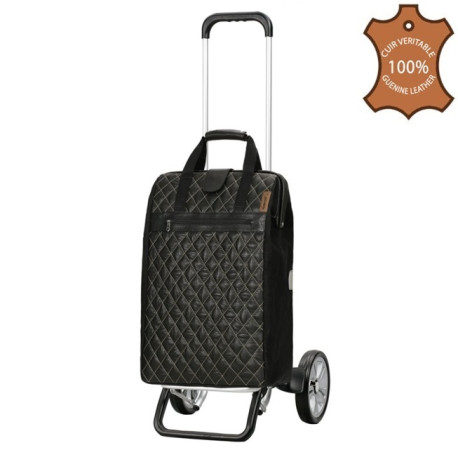 Alu Star Shopper Inra - Chariot de courses 2 roues - Noir - 44 L - Andersen Shopper Manufaktur
