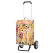 Alu Star Shopper Basil Bloom - Chariot de courses 2 roues - Jaune - 50 L - Andersen Shopper Manufaktur