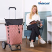 Alu Star Shopper Silja - Chariot de courses 2 roues - Terra Pink - 53 L - Andersen Shopper Manufaktur