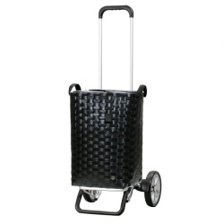 Alu Star Shopper Silja - Chariot de courses 2 roues - Noir - 53 L - Andersen Shopper Manufaktur