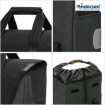 Quattro Shopper Senta 2.0 - Chariot de courses 4 roues - Noir - 49 L - Andersen Shopper Manufaktur
