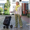 Quattro Shopper Senta 2.0 - Chariot de courses 4 roues - Noir - 49 L - Andersen Shopper Manufaktur