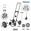 Quattro Shopper Gese - Chariot de courses 4 roues - Rouge - 46 L - Andersen Shopper Manufaktur