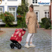 Quattro Shopper Signe - Chariot de courses 4 roues - Rouge - 51 L - Andersen Shopper Manufaktur