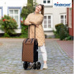 Quattro Shopper Inra - Chariot de courses 4 roues - Marron - 44 L - Andersen Shopper Manufaktur
