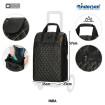 Quattro Shopper Inra - Chariot de courses 4 roues - Noir - 44 L - Andersen Shopper Manufaktur