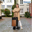 Quattro Shopper Charu - Chariot de courses 4 roues - Marron - 49 L - Andersen Shopper Manufaktur