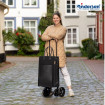 Quattro Shopper Charu - Chariot de courses 4 roues - Noir - 49 L - Andersen Shopper Manufaktur