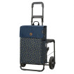 Komfort Shopper Fita - Chariot de courses avec siège- Bleu - 47 L - Andersen Shopper Manufaktur