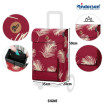 Komfort Shopper Signe - Chariot de courses avec siège - Rouge - 51 L - Andersen Shopper Manufaktur