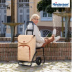 Komfort Shopper Signe - Chariot de courses avec siège - Noir - 51 L - Andersen Shopper Manufaktur