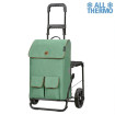 Komfort Shopper Ipek Ma - Chariot de courses avec siège - Sauge - 42 L - Andersen Shopper Manufaktur