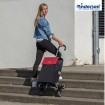 Treppensteiger Scala Shopper Hera - Chariot de courses 6 roues - Rouge - 47 L - Andersen Shopper Manufaktur
